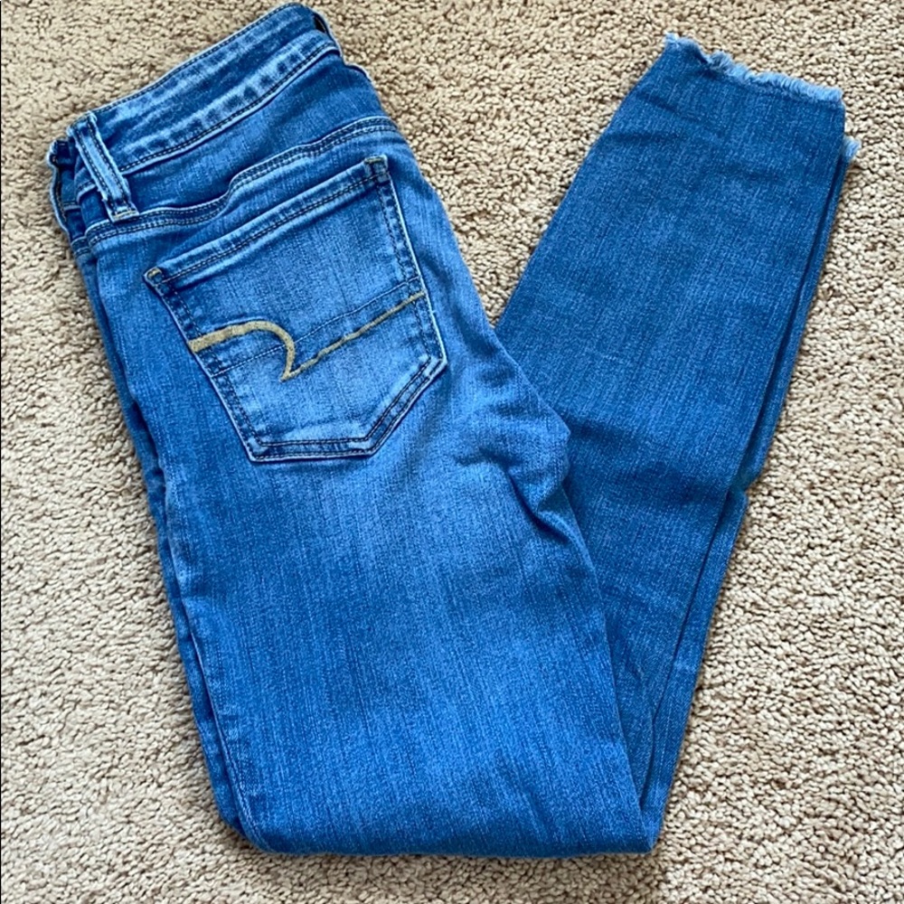 American eagle crop jeans size 2